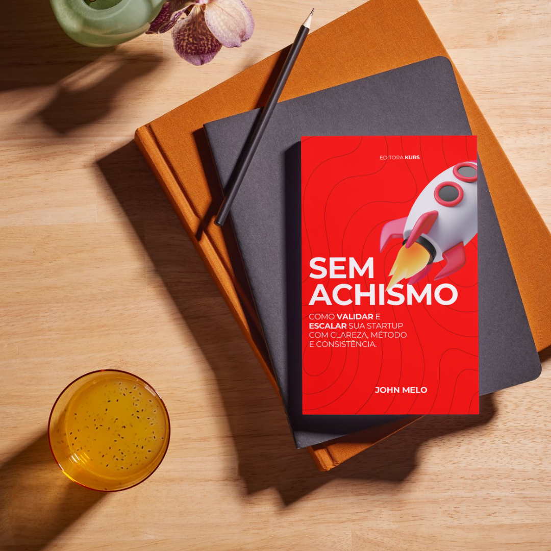 Livro Sem Achismo em ambiente de trabalho